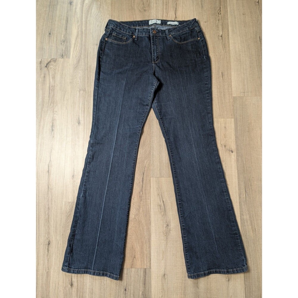 Jessica Simpson Size 32 Kiss Me Bootcut Jeans Dark Wash Stretch Flare Western
